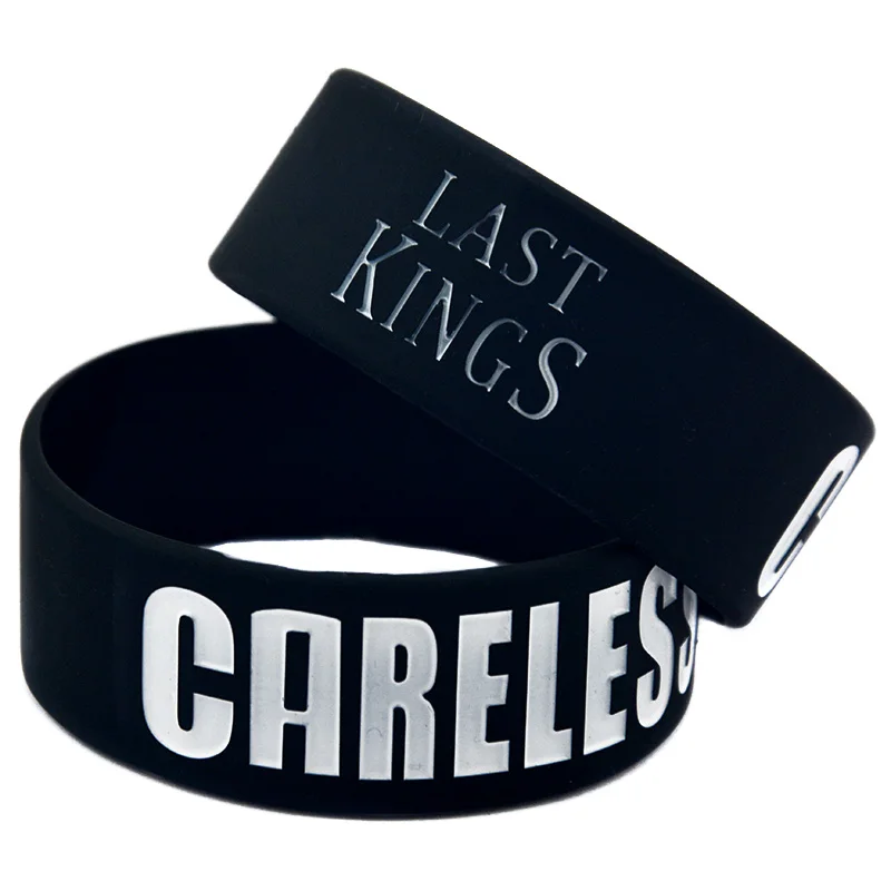 1 шт. силиконовый браслет Last King из мультфильма беззаботный мир шириной в