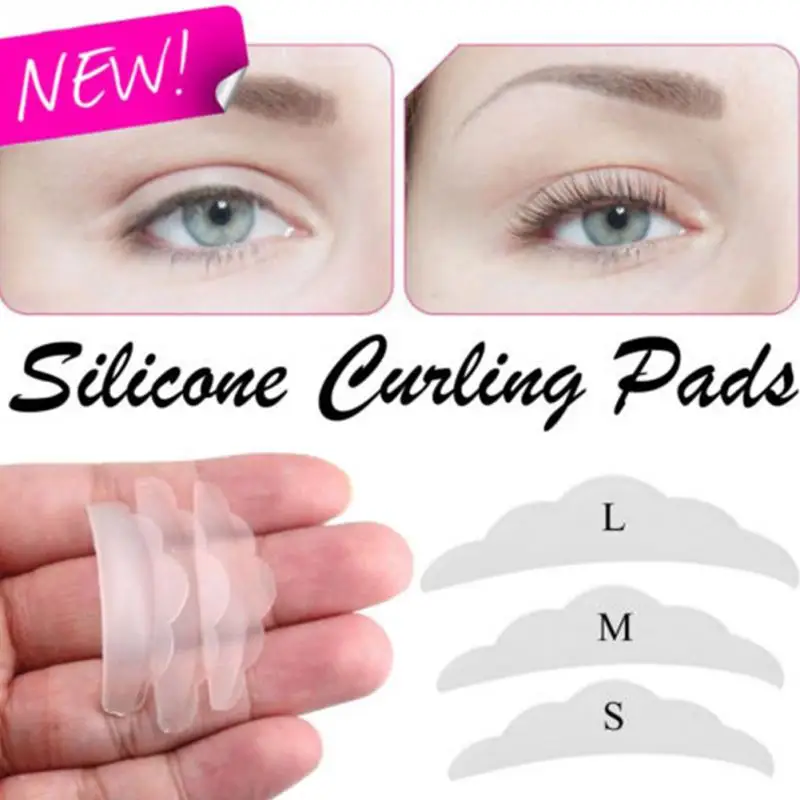 6pcs Lifting Curlers Eyelash Curl Silicone Eye Lash Extension Shields Pads Makeup Tools | Красота и здоровье