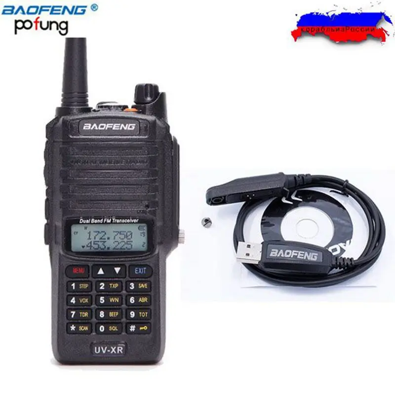 Baofeng UV XR 10 Вт 4800 мА/ч Батарея IP67 Водонепроницаемый портативная рация км дальность