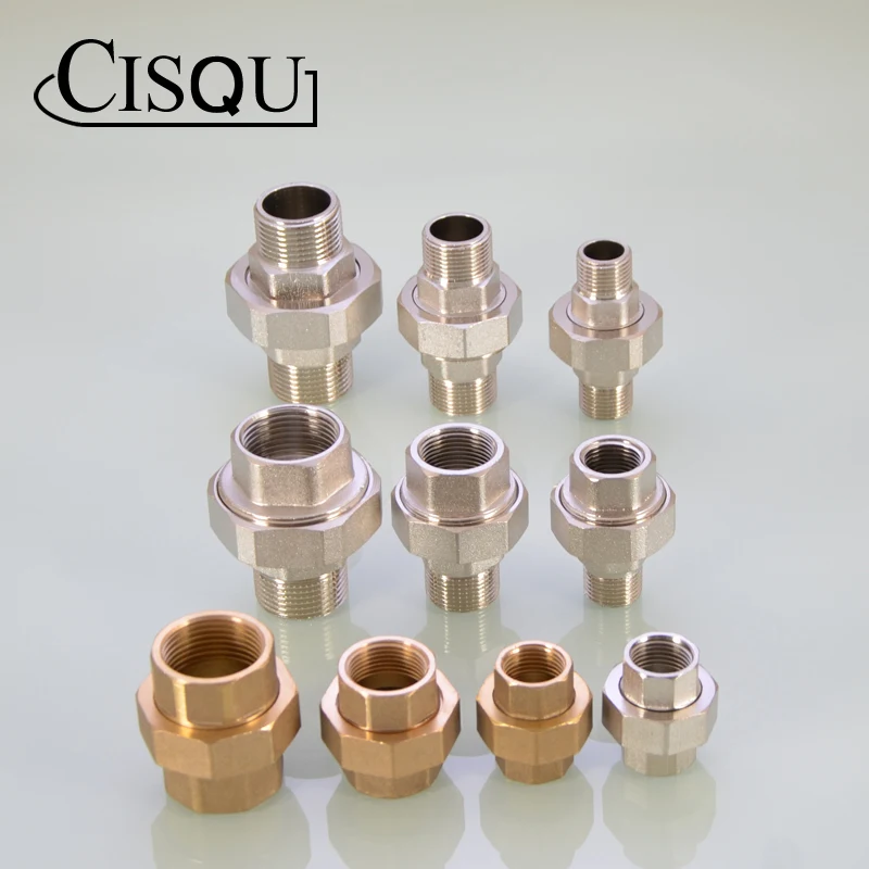 Латунный соединитель для соединения труб соединительная муфта с наружной