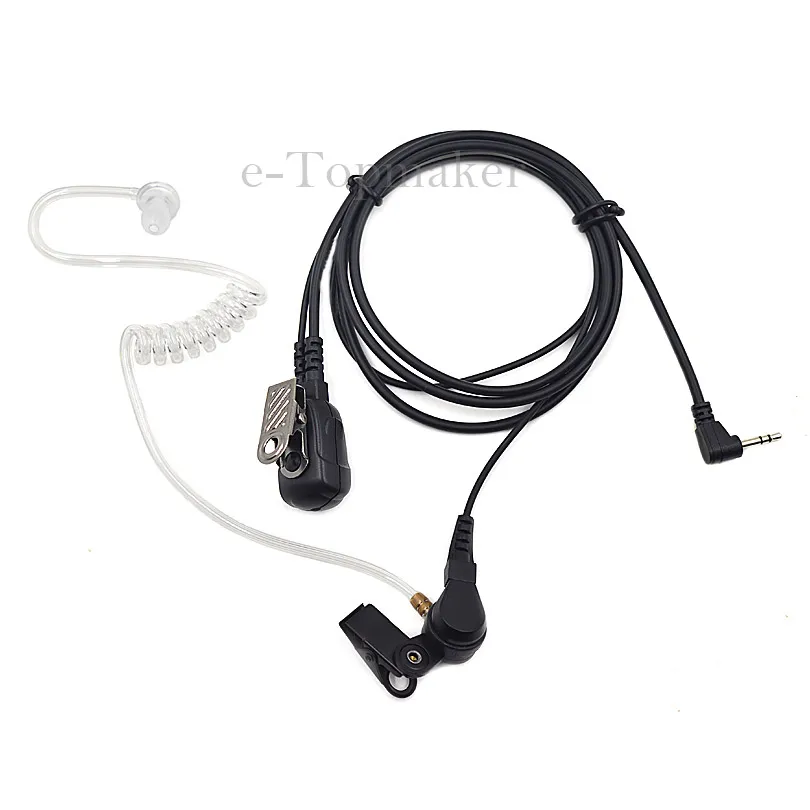 Гарнитура 2 5 мм 1 контактный воздушный трубчатый наушник PTT для рации Motorola Walkie Talkie