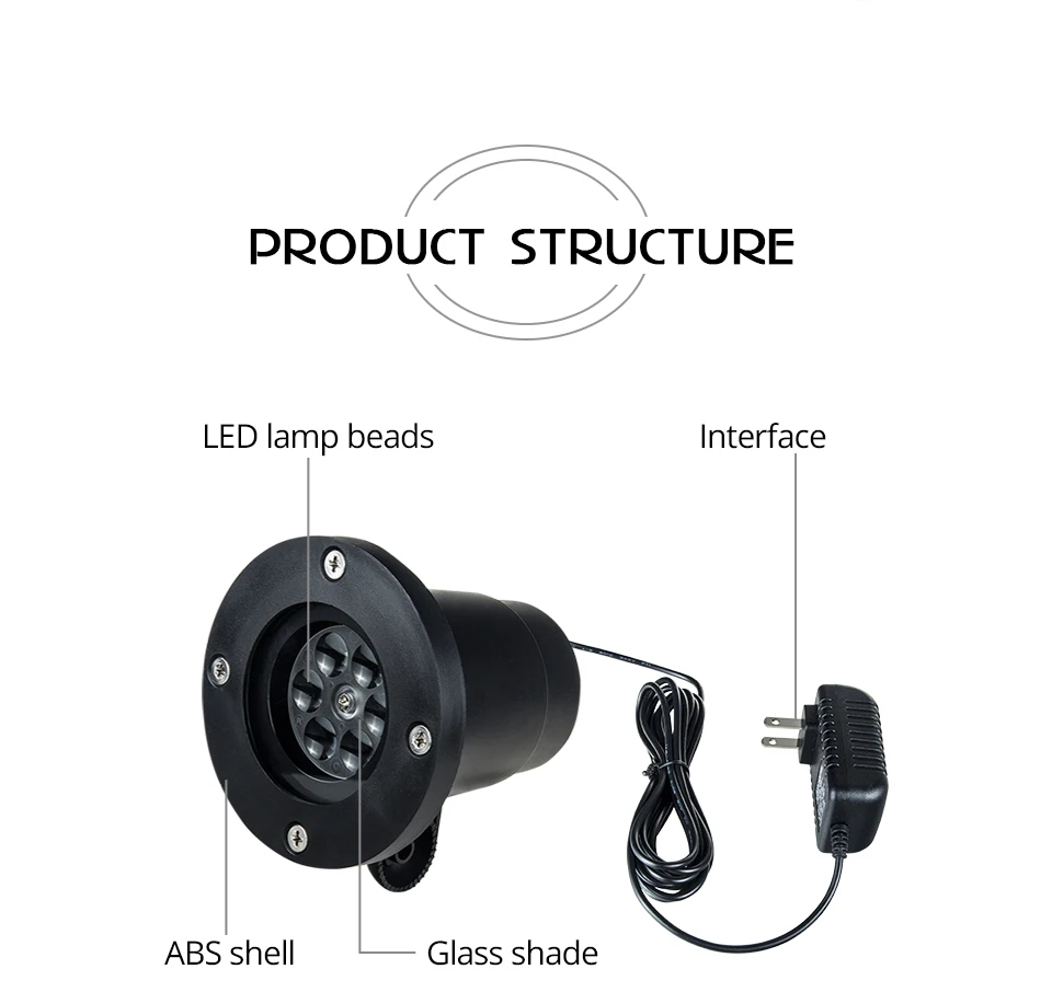 4 цвета RGBW светодиодный Рождественский светильник лужайки tuinlamp IP65 Водонепроницаемый Снежинка прожектор для наружного сад пейзаж газон