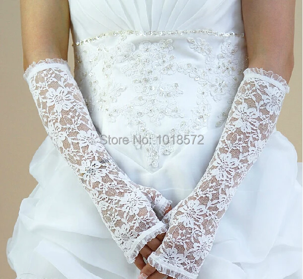 2017 новое поступление Свадебные перчатки романтическая принцесса половина