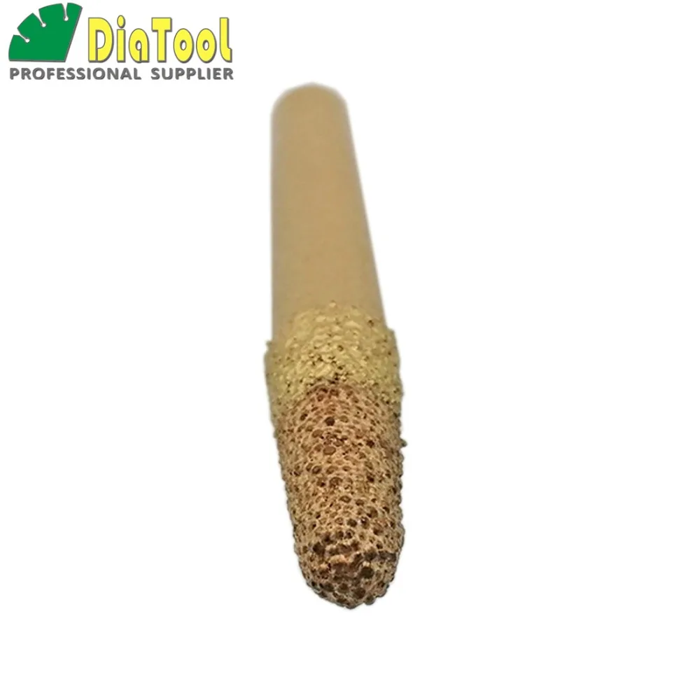 Diatool 2PK ЧПУ Камень Гравировка бит камень Всё для резьбы Инструменты 10-6/30 мм tapper мяч