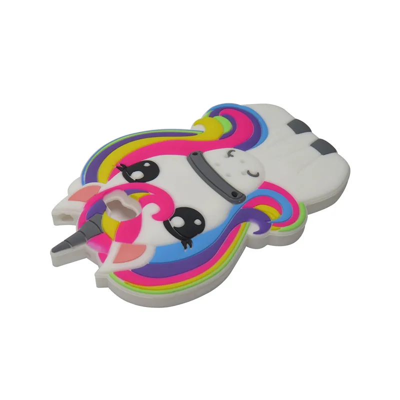 Soft Silicone Phone Cover Case For huawei Y5 II 2 Cute 3D Cartoon Colored Unicorn Huawei Y6 Fundas Capa |