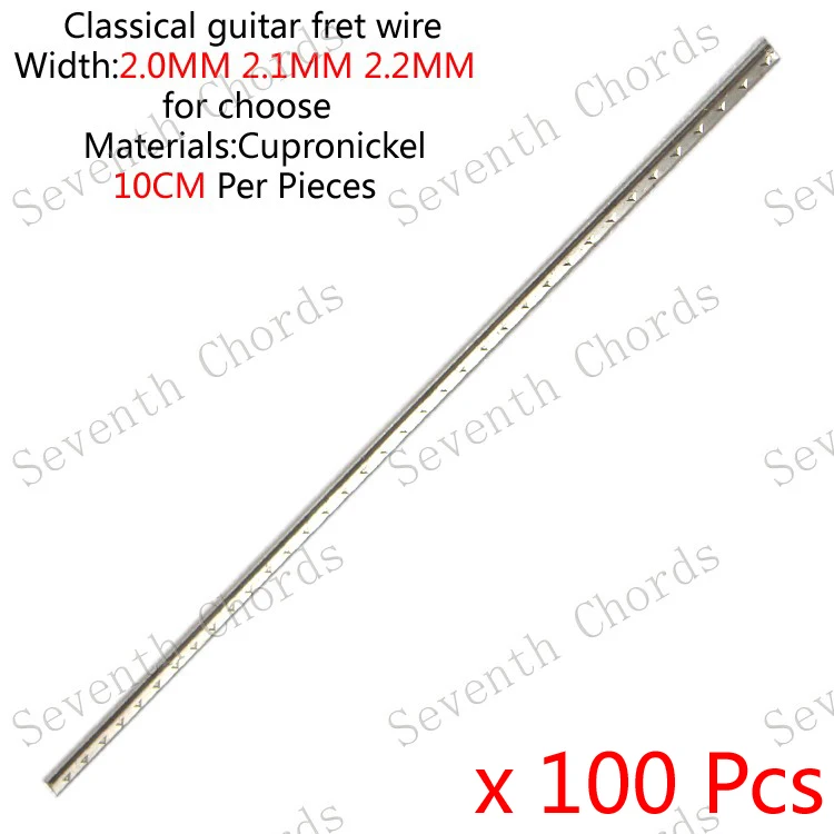 100 шт. Мельхиор Медь никелевый сплав Гитары кленовым грифом линия проволочного