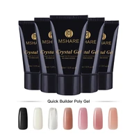 mshare crystal gel nail extension builder led gel jelly acrylic builder poly extend gel lacquer 30g