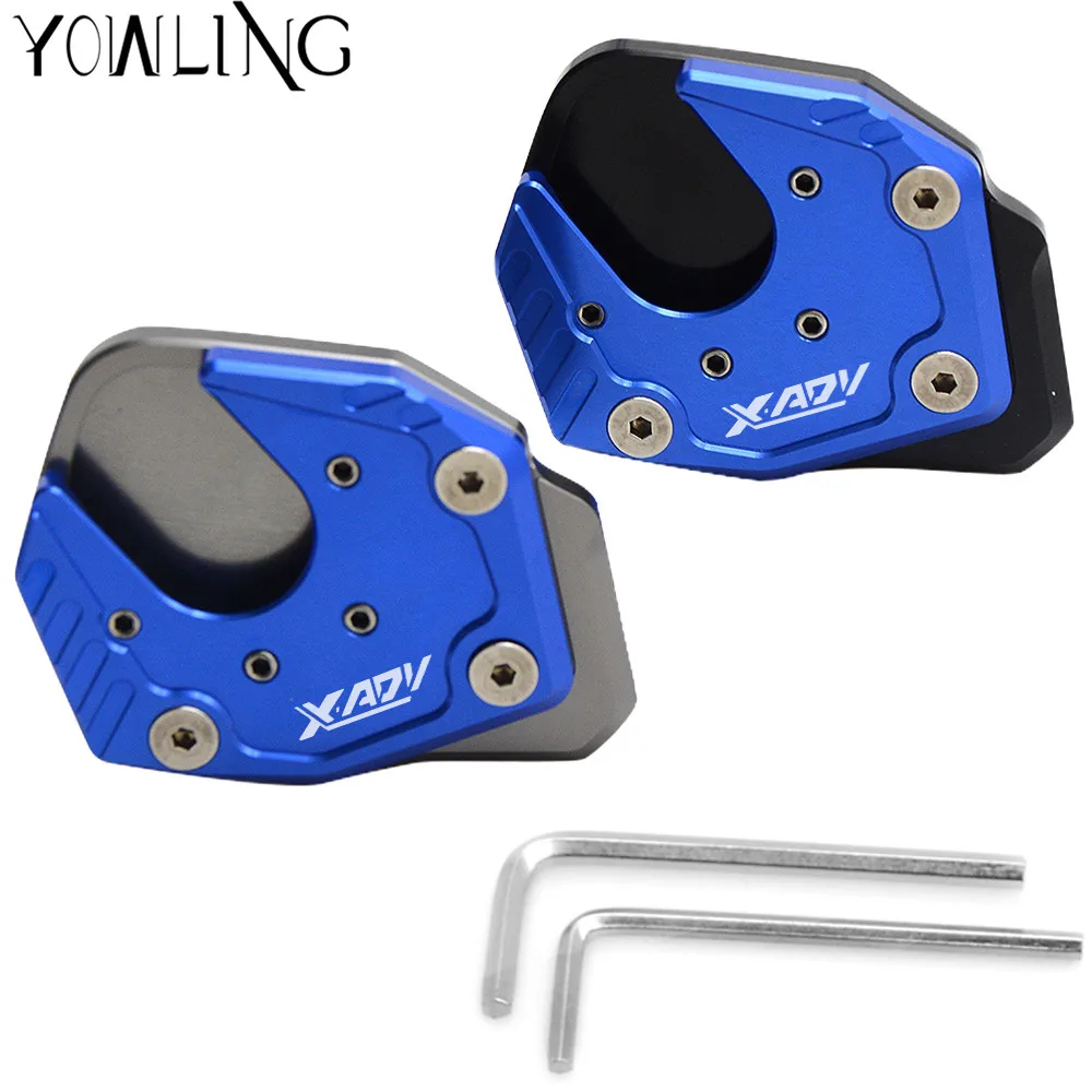 

Motorcycle Kickstand Foot Side Stand Extension Pad Support Plate For Honda X-ADV XADV ampliar 2017 2018 Scooter Accessories XADV