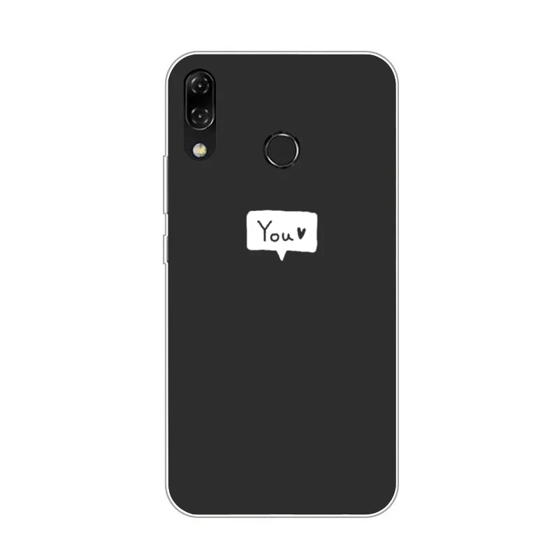 As picture showing Мягкий ТПУ чехол для Asus Zenfone 5z ZS620KL, матовый чехол с рисунком для Asus Zenfone 5 ZE620KL, чехол s, милый чехол с котом - Цвет: As picture showing