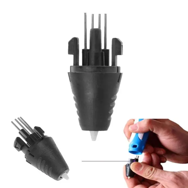  Baluue 3D Printing 3D Pen Replacement Nozzle Abs Extruder Tip  3D Pen Integrated Inserted Design 3D Print Pen Part Replacement Kids Gift  Men Gifts Printing Pen Head Man Detachable Art Pen 