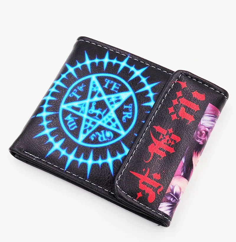 Японский Аниме Черный дворецкий Ciel Phantomhive oddo's eye PU короткий кошелек с красочным