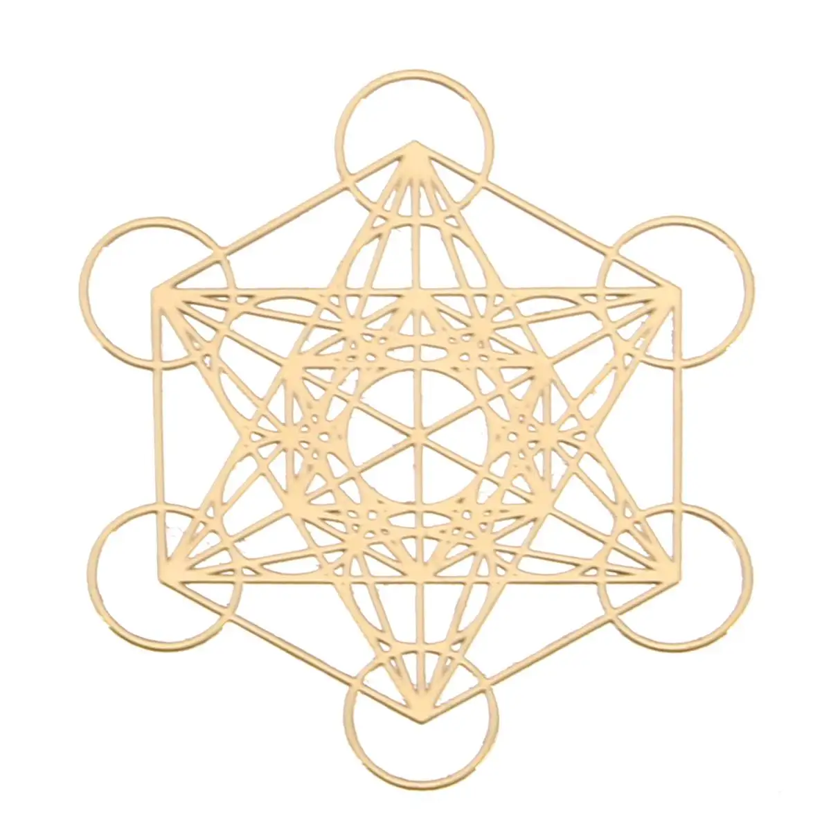 4pcs FLOWER OF LIFE gold Sticker Classic Round metal Sticker Phone Album Diary Decoration DIY Sticker Girl Kids Gift Quartz