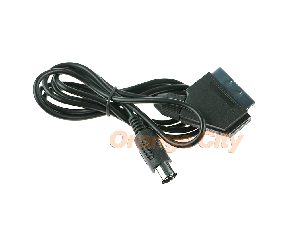ChengChengDianWan NTSC C pin 6ft 10pin RGB Scart AV кабель 1 MD для игровой консоли Sega Saturn 20 шт./лот|md sega|md