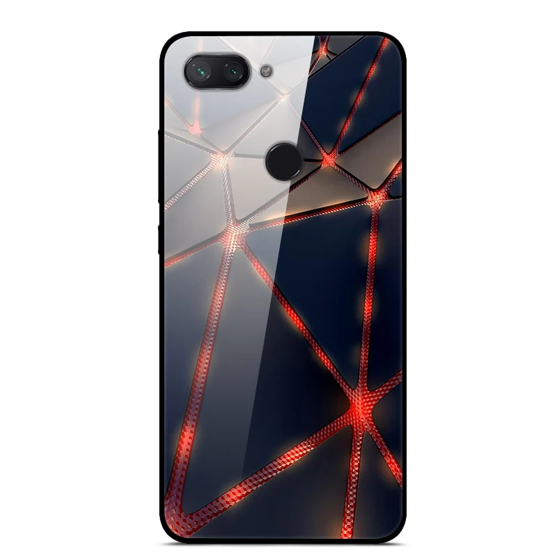 Чехол из закаленного стекла для Xiaomi Redmi 6, чехол с изображением планеты космоса, стеклянный чехол на заднюю панель для Xiaomi Redmi 7, 6, A, 7A, 6A, чехол для телефона Redmi6