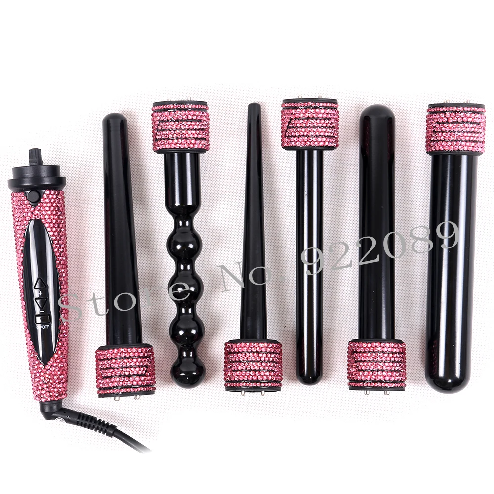 Щипцы для завивки волос с кристаллами 6 в 1|wand hair|hair curling wandhair wand |