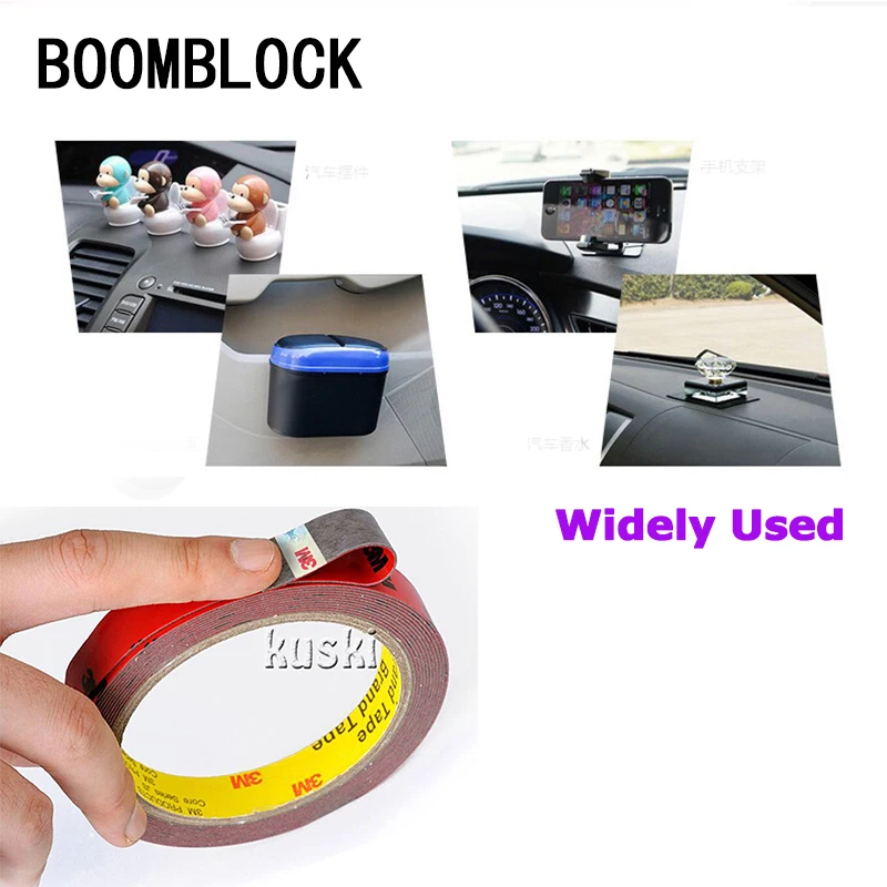 BOOMBLOCK 3 м автомобильные наклейки с двойной лентой 6 30 мм для VW Polo Golf 4 5 Passat Hyundai Tucson