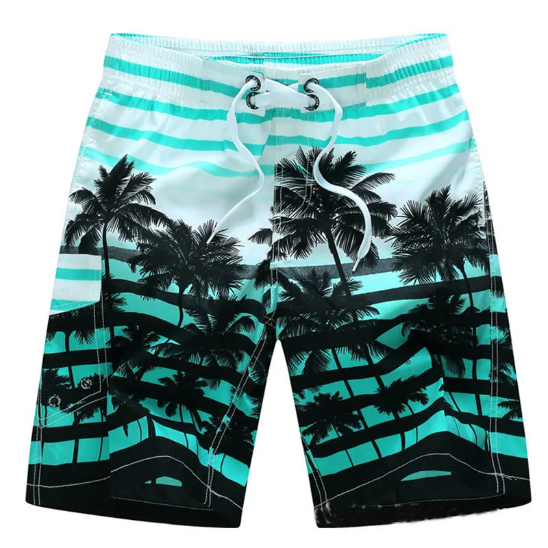 Гавайский Пляж Шорты Мужчины Полосатый Человек Совета Шорты Boardshorts Купальники Стволы Сетка Выстроились Quick Dry Доска Для Серфинга