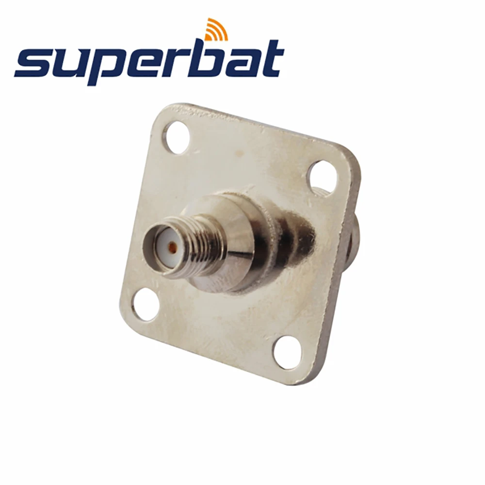 Superbat WiFi Adapter Connector SMA Female to TNC Jack 4 hole Panel Mount Straight