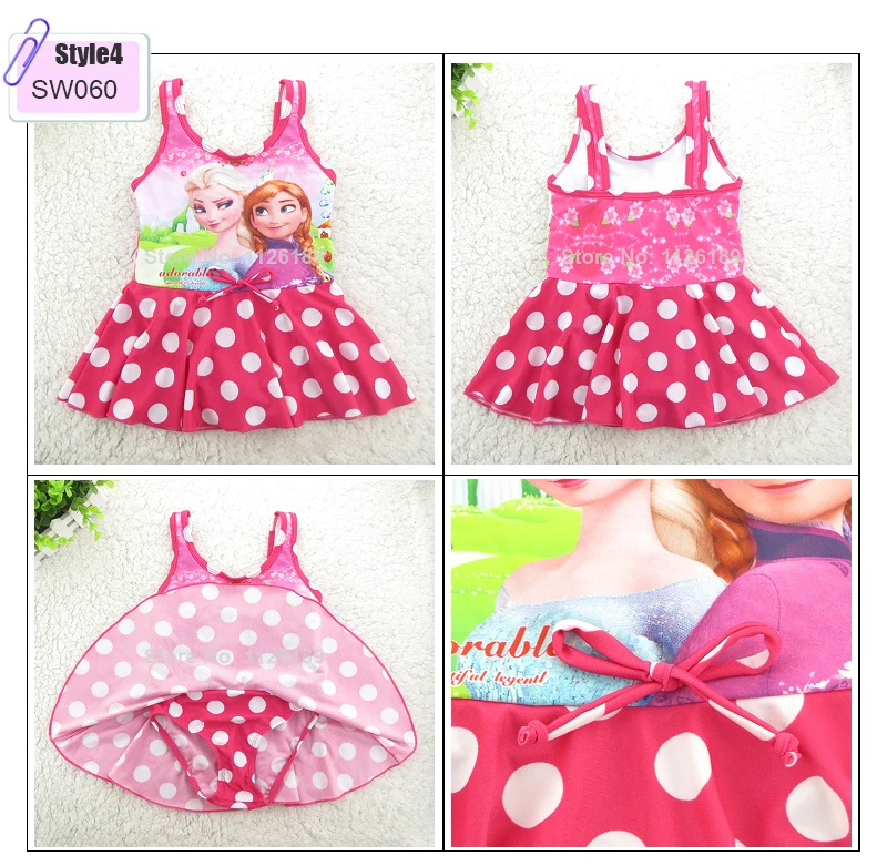 2015 New Style Girls Children Swimwear Kids Swimsuit Hot Sales One Piece Bathing Suit Beach SW070 Free Shipping |