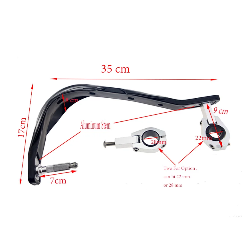 Rally Pro Handlebar Hand Guards Handguard Protector Protection 22mm 25mm 28mm Alloy Insert Pit Dirt Bike Motorcycle Motocross | Автомобили