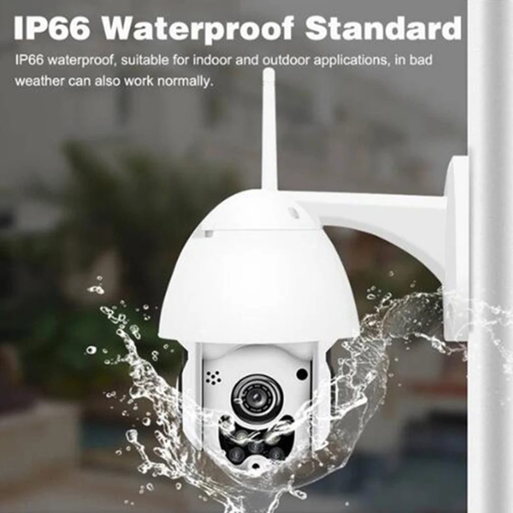 Беспроводная Wi-Fi IP камера 1080P PTZ уличная скоростная купольная камера безопасности Pan Tilt 4X цифровой зум сеть видеонаблюдения cм. P05