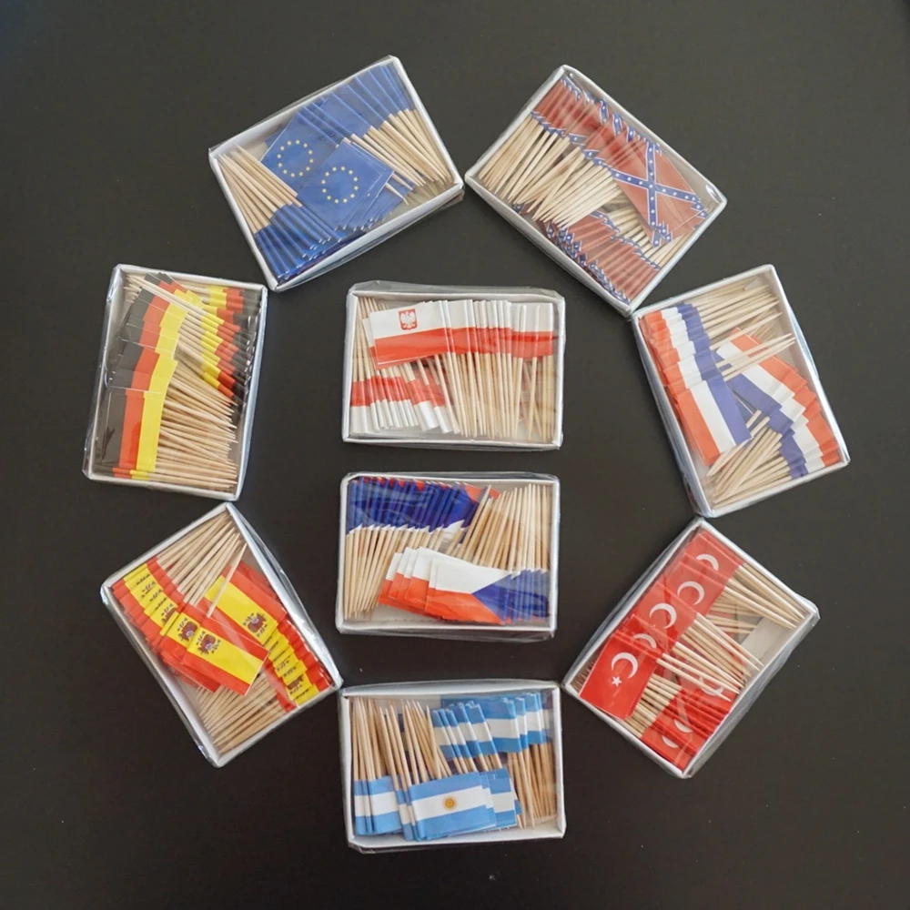 

Poland Toothpick flags, Country flag, Cake topper, total2000pcs, 100pcs/bag, Free ship