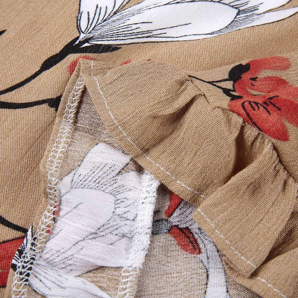 Женское пляжное платье с v-образным вырезом асимметричное длинное коротким