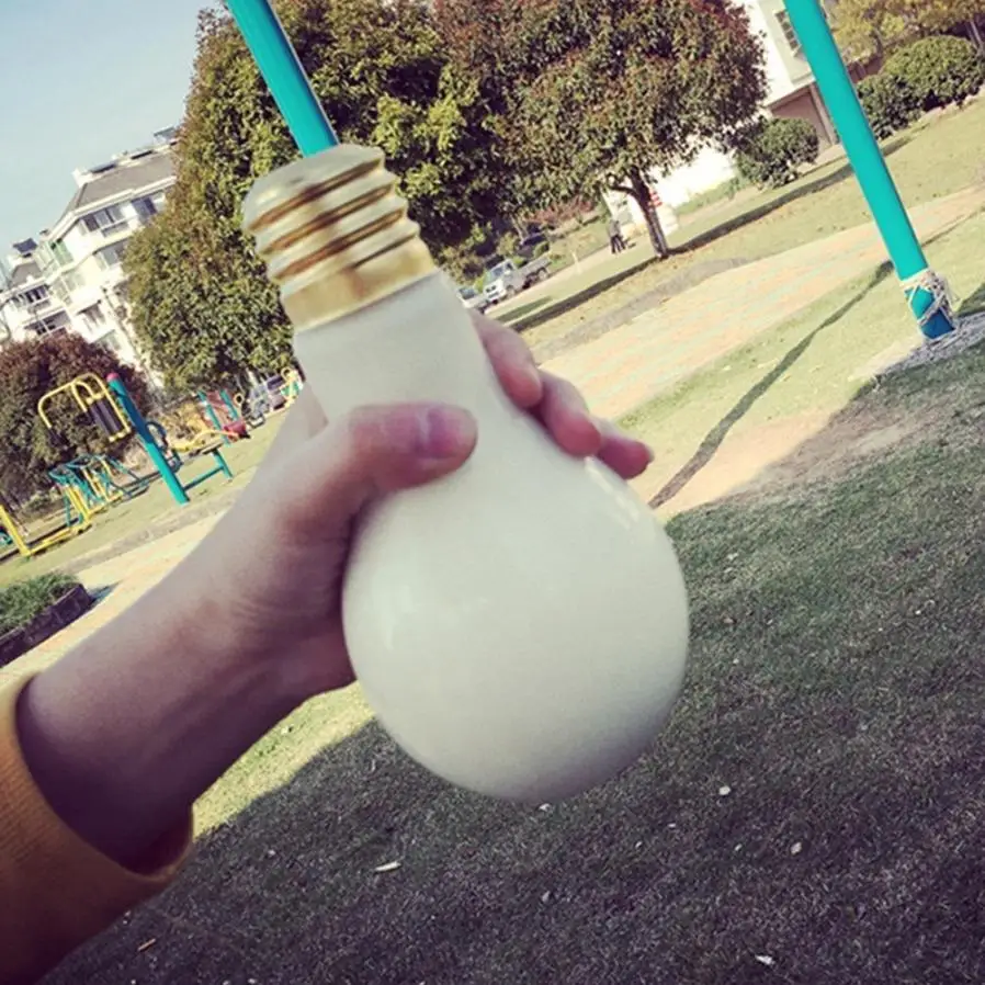Новинка летняя лампочка бутылка для воды милые короткие модные лампочки молока