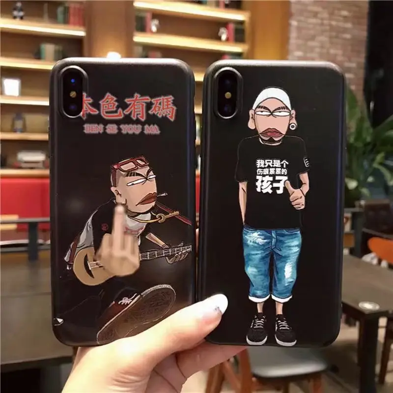 Неосновной чехол для телефона с изображением Iphone 6 s мягкий из ТПУ окрашенный 6s 7 8