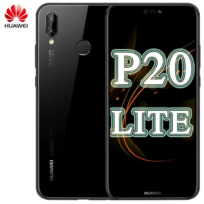Мобильный телефон huawei P20 Lite Nova 3e с глобальной прошивкой, 4 ГБ, 64 ГБ/128 ГБ, 5,84 дюймов, Kirin 659, четыре ядра, распознавание лица, Android 8,0, отпечаток пальца