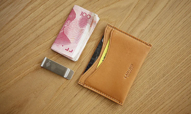 LAN Мужская 100% из натуральной кожи чехол для кредитных карт держатель банковских |