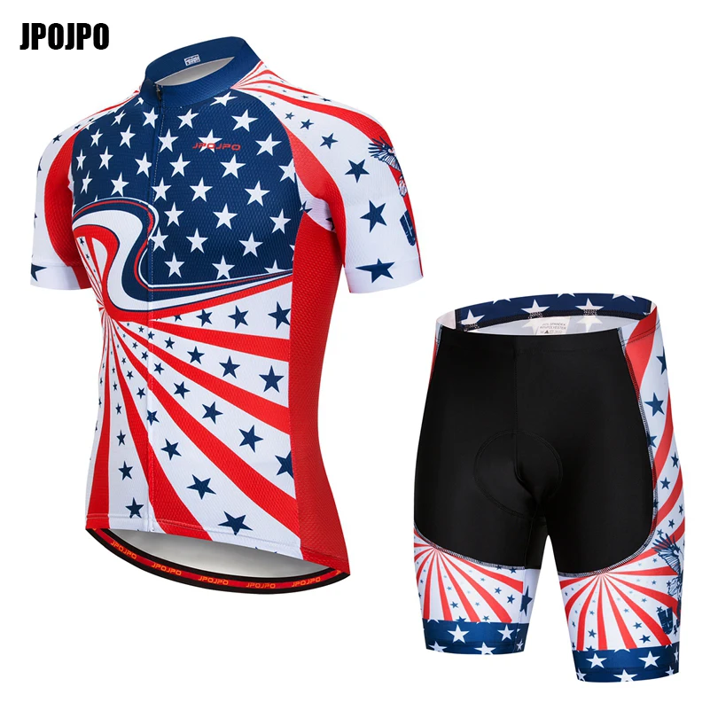 

JPOJPO Team Pro Cycling Jersey Set Mountain Bike Clothing MTB Bicycle Wear Maillot Ropa Ciclismo Cycling Set