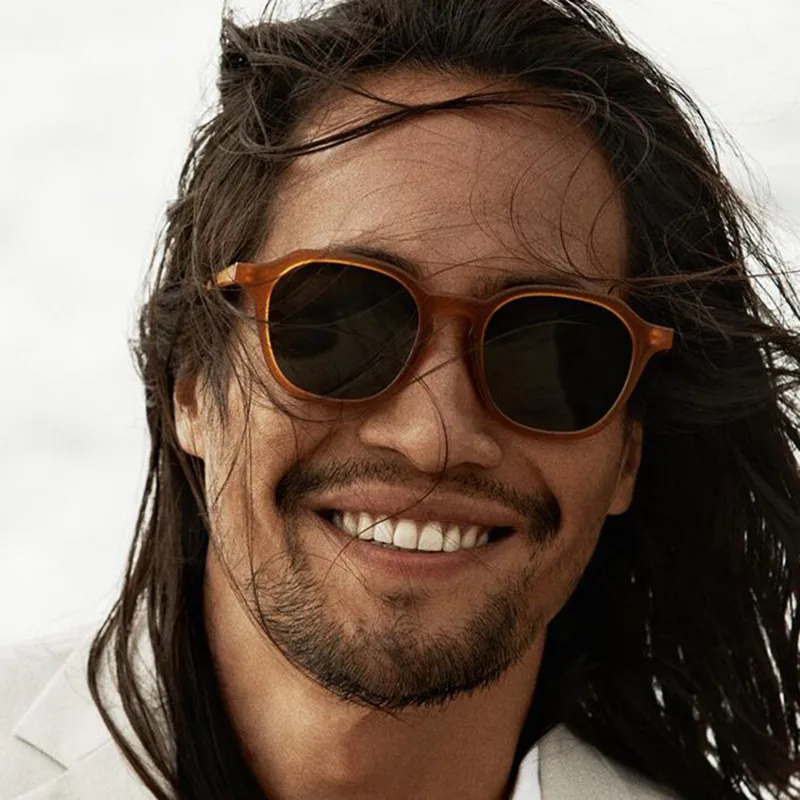 Женские солнцезащитные очки с большой оправой Ретро стиль Овальные винтажные