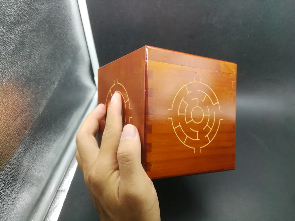 Деревянная жесткая головоломка, коробка, сложная 3D лабиринт, головоломка, игра, игрушка, новинка, монета, копилка, подарок для детей