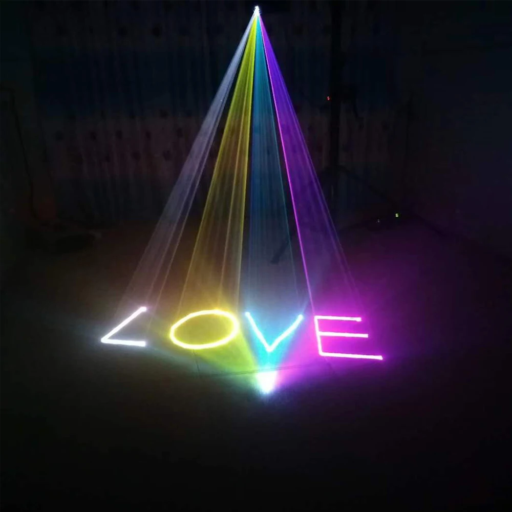 

DJ laser SD card 500mW RGB full color laser show system disco Stage Laser lighting