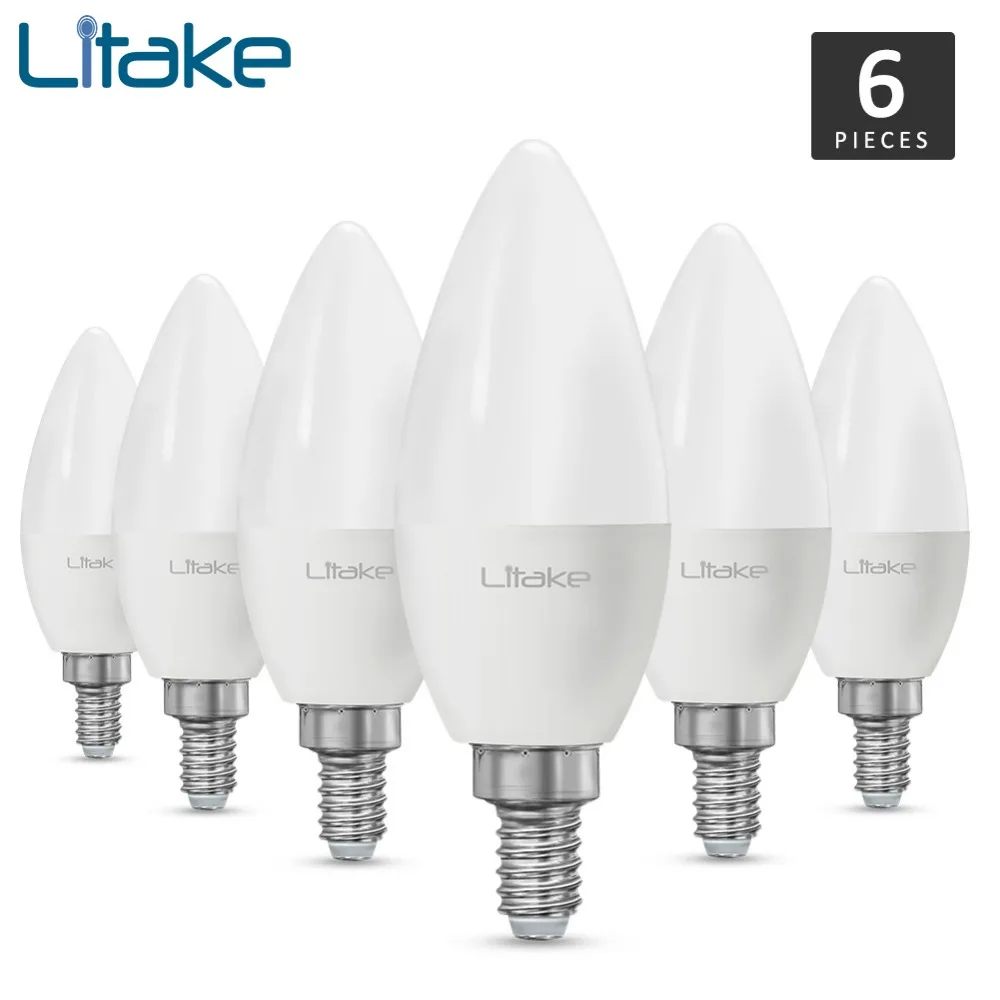 Litake 102Packed E12 Базовый светодиодный светильник лампа канделябр Светильник лампы