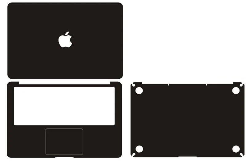 

Laptop Carbon fiber Vinyl Skin Sticker Cover For Apple macbook air MD231 MD232 MC965 MC966 MC233 MC503 A1466 MB003 MC504 13.3"