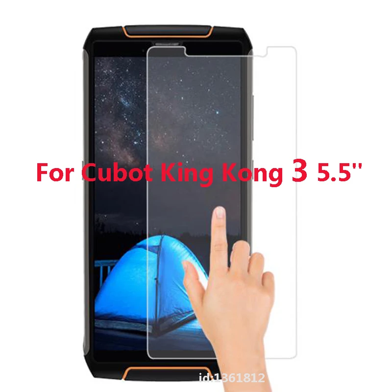 Закаленное стекло Cubot King Kong 3 2 шт. Высококачественная защитная пленка 9H