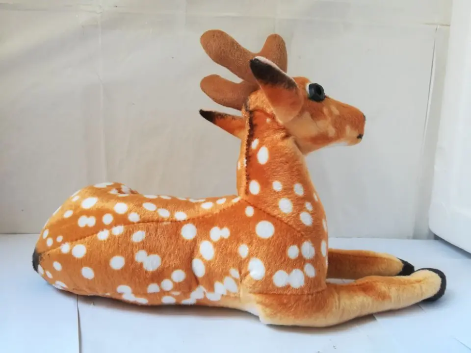 about 40cm cartoon sika deer plush toy soft doll children's Christmas gift h2305 | Игрушки и хобби