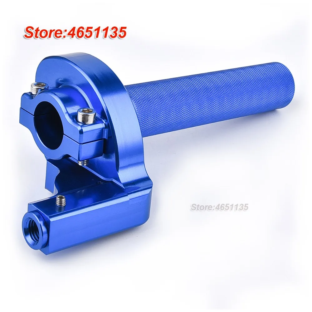 1/4 Turn Fast Action Throttle Assembly CNC Anodized Aluminum for CR80 CR85 CR125 CR250 CR500 BLUE | Автомобили и мотоциклы