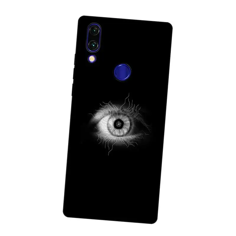 N263 Beautiful Eyes Black Silicone Case Cover For Xiaomi Redmi Note 3 4 4X 5 5A 6 7 Pro Global |