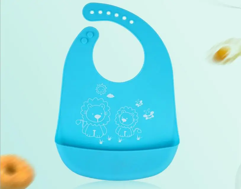 3 YWHUANSEN мультфильм печатает Водостойкий силиконовый нагрудник легко салфетки чистые удобные мягкие нагрудники для ребенка держать пятна от регулируемые фартуки - Цвет: 3