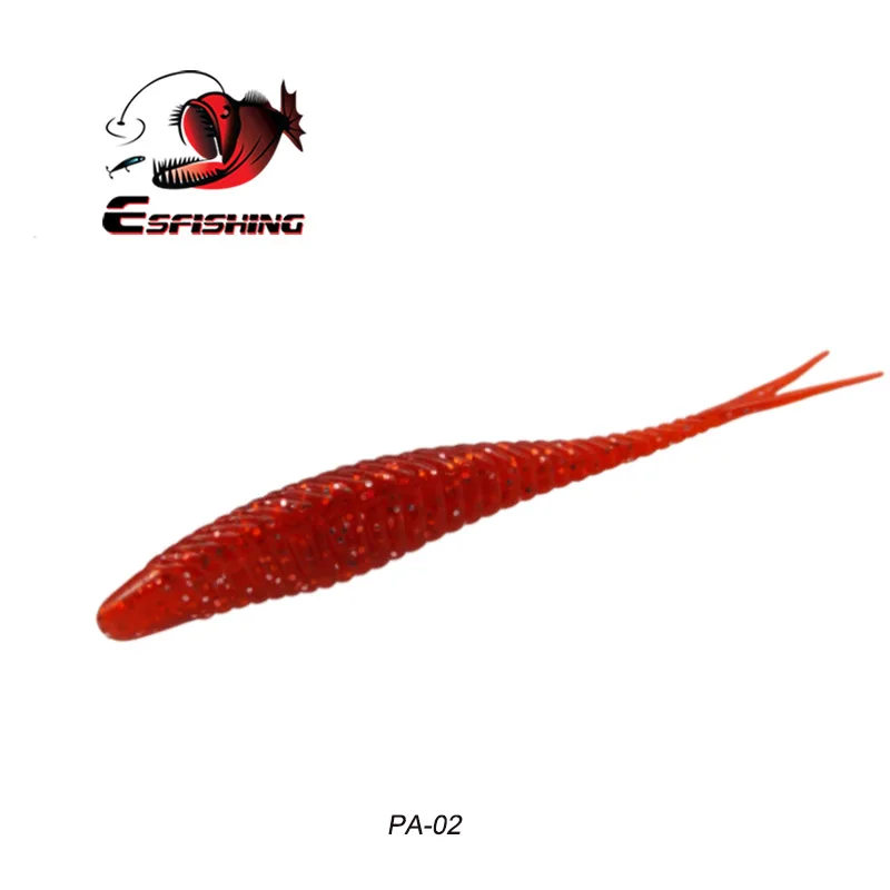 PA02 Esfishing, приманка для рыбалки, Черный Гольян, броня, Shad 120 мм, 6 шт., мягкие приманки для ловли щуки, форели, кренкбейт для ловли карпа, медленный джиг - Цвет: PA02