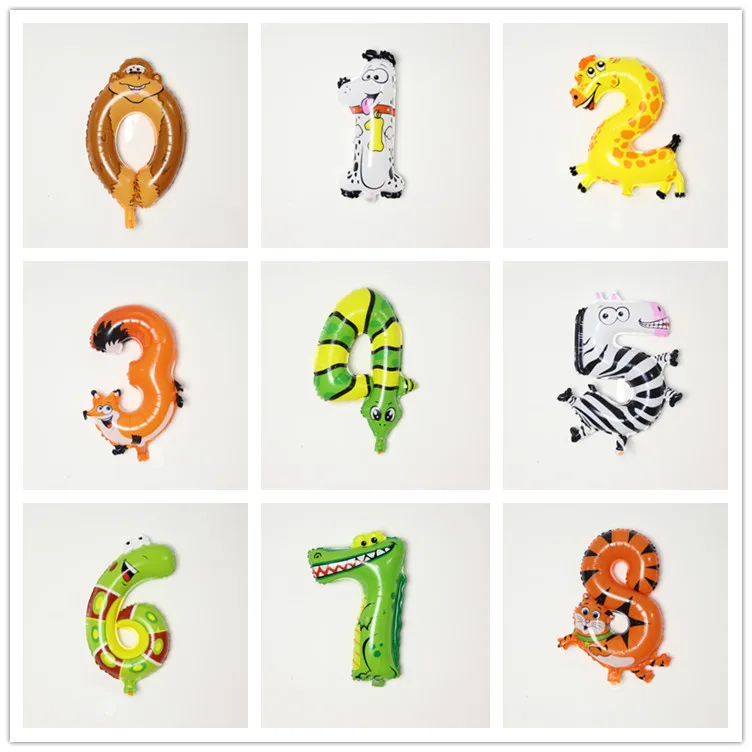 1 шт. фольгированные воздушные шары в виде цифр|ballon decoration|ballon partyballons decoration birthday |