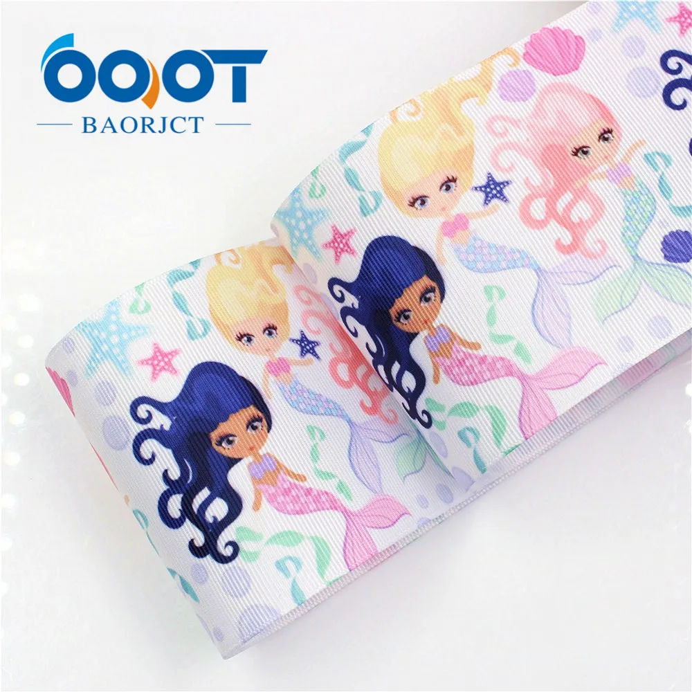 OOOT BAORJCT I-18428-50 75 мм 10 ярдов Мультяшные ленты термоперенос Печатный Гро-Гро