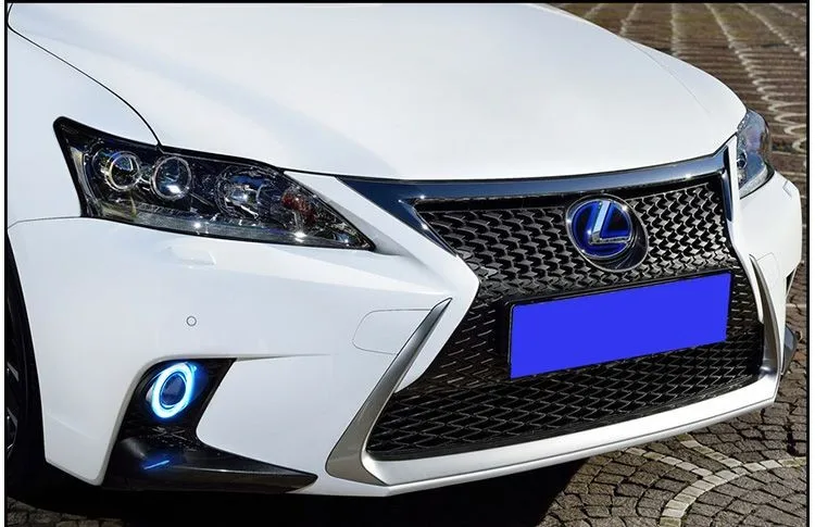 Авто-Стайлинг светодиодный Габаритные огни для Lexus CT220h F Sport- противотуманная фара COB Ангельские глазки DRL галогенные лампы H11 55 Вт