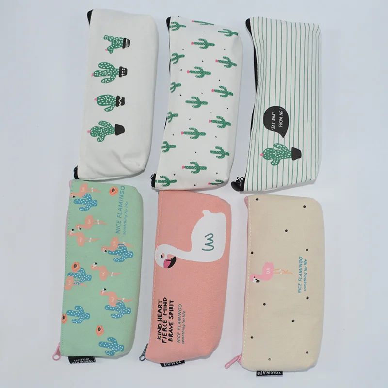 Estuches para lapices trousse scolaire stylo карандаш кактус чехол для ручки школьный пенал для карандашей etui kawaii estuche escolar plant