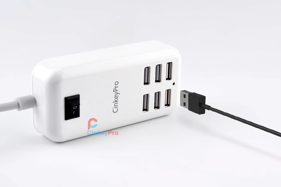 CinkeyPro ЕС Plug 6 портов несколько настенных USB зарядное устройство 15 Вт 3A смарт-адаптер мобильный телефон планшет зарядное устройство для iPhone iPad