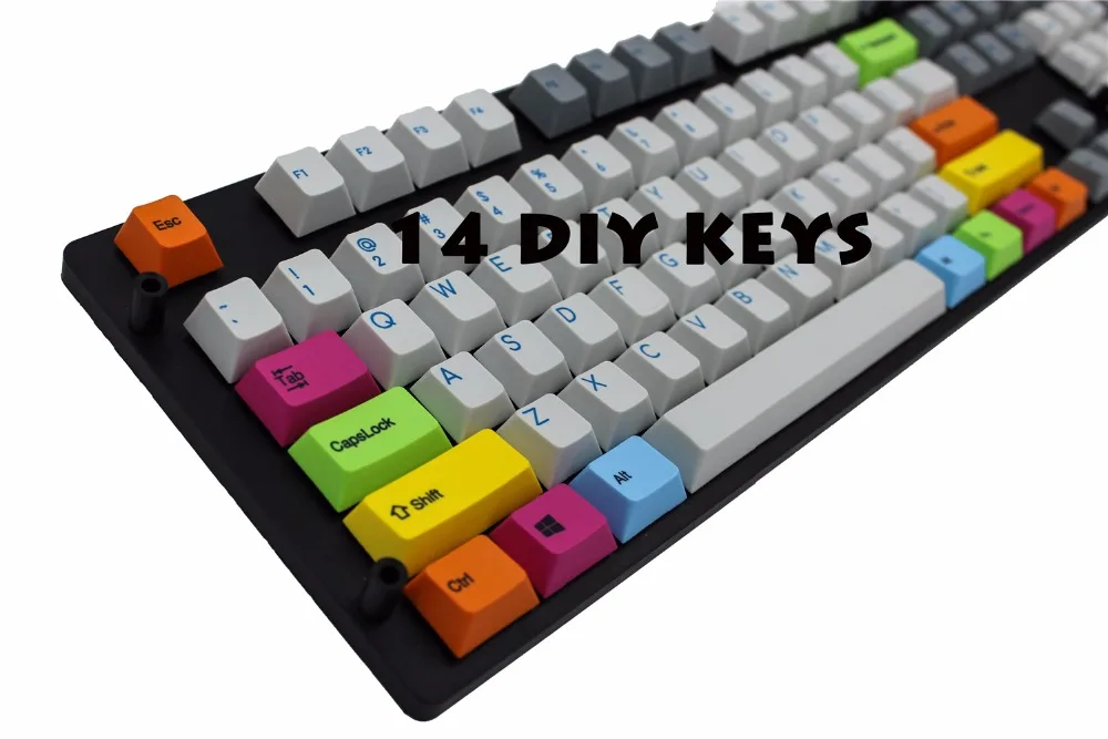 MP 14 красочные клавиши Dye suction PBT Сублимация вишня Заводская высота для