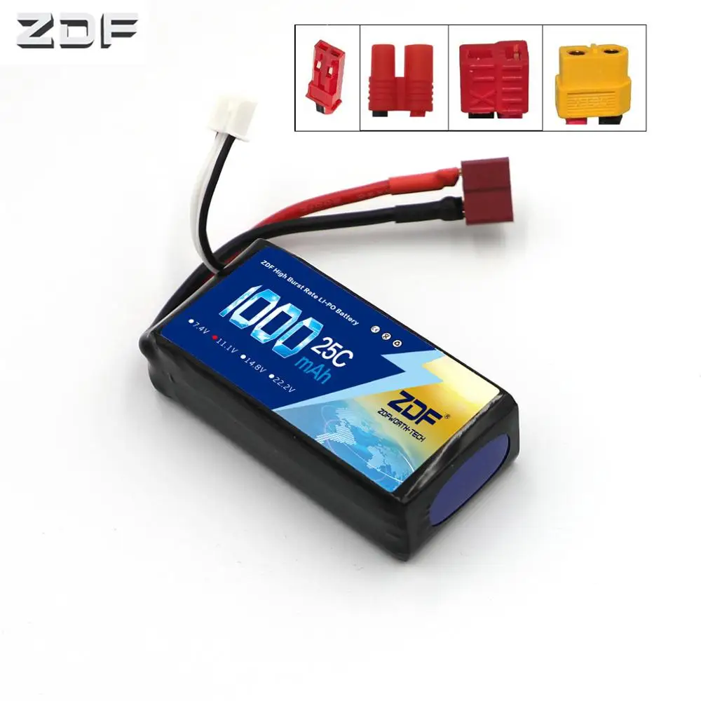 ZDF 2S 3S 4S 7 4 11 1 V 14 8 v 1000mAh 25C Li po батарея для Walkera Master CP Запчасти радиоуправляемого